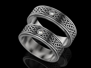 anel de casamento jóias imprimir 3dprinted printable anéis o design jóia ouro a moda printabl impressão prototipagem prata 3d print model - Mito3D