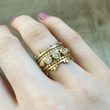 nozze squillare gioielleria argento gioiello stampabile diamante bianca oro fidanzamento anelli 3d print model - Mito3D
