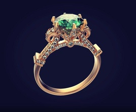 nozze squillare argento gemma diamante oro cad gioielleria stampabile anelli 3d print model - Mito3D