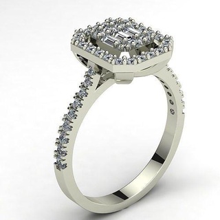 Hochzeit Ring 1 Schmuck Gold Silber druckbar Juwel Frau Diamant Diamanten Platin Weiß Verlobungsring Liebe Luxus wertvoll Ringe 3d print model - Mito3D