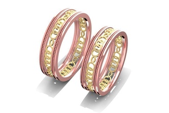 wedding ring 1327 jewelry fashion accessories gold diamond man men woman women unisex design fengshui rings 3d print model - Mito3D