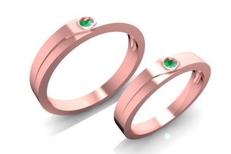 wedding ring 1336 jewelry fashion accessories gold diamond man men woman women unisex design fengshui rings 3d print model - Mito3D