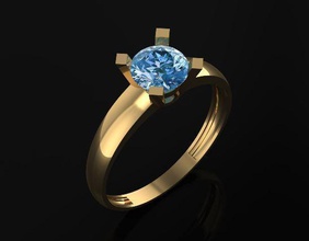el anillo de boda 21k la joyería 2 oro plata cad cam 22k diamante moda 3dprinter 3dmodelling 3d zbrush rhino rosa los anillos 3d print model - Mito3D