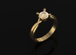 boda anillo 21k joyería joya 3 3d canalla leva gratis moda hombre mujer 3dprinter 3dmodelling gemas diamante plata oro platino rosa piedras anillos 3d print model - Mito3D