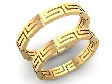 wedding ring 2585 jewelry fashion accessories gold diamond new design fengshui rings 3d print model - Mito3D
