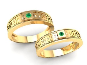 wedding ring 356 jewelry fashion accessories gold diamond man men woman women unisex design fengshui rings 3d print model - Mito3D