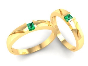 Boda anillo 370 joyería joya Moda accesorios oro diamante hombre hombres mujer unisexo diseño Feng Shui anillos 3d print model - Mito3D