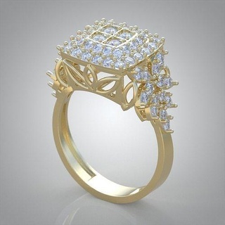 Casamento anel 3d 0001 impressão model15 platina joalheria ouro prata jóias jóia diamante pingente pingentes brinco brincos pulseira colar correntes pulseiras argolas 3d print model - Mito3D