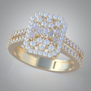 düğün yüzük 3d 0006 Yazdır model platin takı altın gümüş mücevher elmas kolye lüks yüzükler küpe bilezik zincirler bilezikler 3d print model - Mito3D