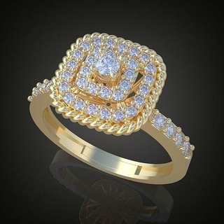 Boda anillo 3d 0036 impresión model19 joyería joya oro plata colgante pendiente colgantes diamante lujo anillos arete pendientes pulsera collar platino cadenas 3d print model - Mito3D