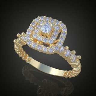 Boda anillo 3d 0042 impresión model11 joyería joya oro plata colgante pendiente colgantes diamante arete pendientes pulsera collar platino cadenas brazaletes anillos 3d print model - Mito3D
