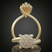 nozze squillare 3d 0048 Stampa modello fashionandbeauty gioielleria oro argento stampabile sterlina engagement gioiello pendente ciondoli diamante moda bellezza anelli 3d print model - Mito3D
