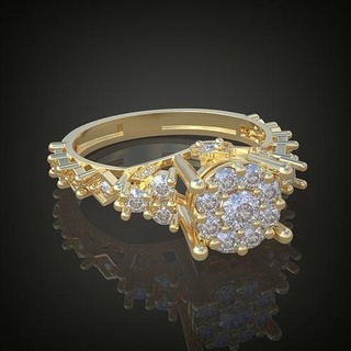 nozze squillare 3d 0059 Stampa model12 platino gioielleria oro argento gioiello pendente ciondoli diamante orecchino orecchini braccialetto collana Catene braccialetti anelli 3d print model - Mito3D