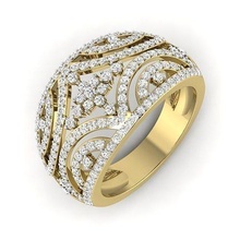 Boda anillo 3dm stl oro plata mujer imprimible joyería Moda belleza joya platino impresión diamante anillos cosmético perfume Versac botella 3d print model - Mito3D
