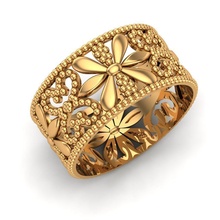 Boda anillo 6 stl joyería imprimible joya oro Moda libra esterlina caucho molde diamante brillante compromiso belleza vestir platino anillos 3d print model - Mito3D