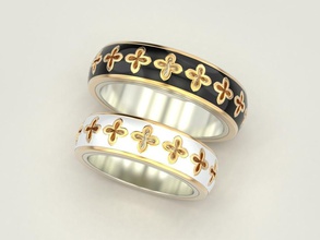 bague de mariage 72 bijoux l'émail d'impression 3dprinted imprimable les anneaux la conception l'anneau joyau or mode printabl l'impression d'autres le prototypage d'argent 3d print model - Mito3D