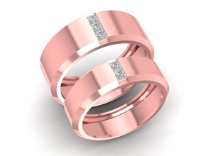 Casamento anel 796 joalheria moda acessórios ouro diamante Projeto argolas 3d print model - Mito3D