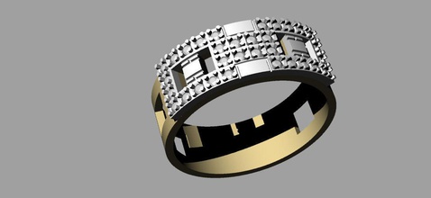 anillo de boda la hebilla joyería oro hojas 3d modelo el diamante natural exclusivo los anillos gem piedra brillante recortes imprimible 3d print model - Mito3D