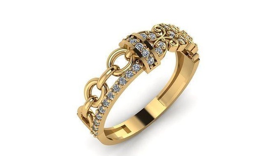 Casamento anel coquetel pedra preciosa imprimível coleção 004 noivado jóias moda Alto capina ouro banda joalheria argolas prata 3d print model - Mito3D