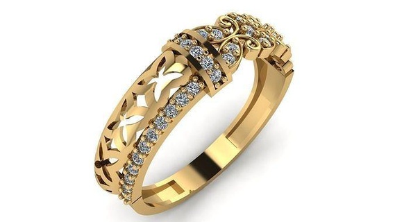 Boda anillo cóctel piedra preciosa imprimible colección 012 compromiso joyería Moda alto deshierbe oro banda joya anillos plata 3d print model - Mito3D