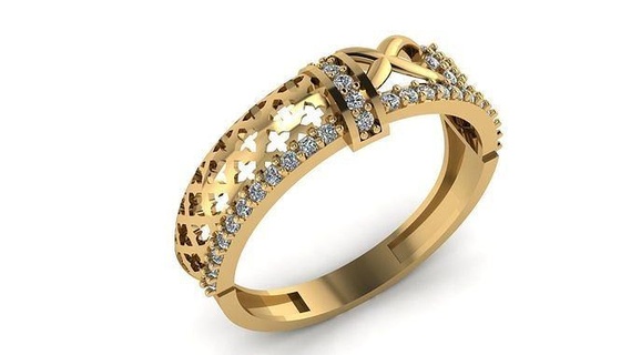 Casamento anel coquetel pedra preciosa imprimível coleção 012 noivado jóias moda Alto capina ouro banda joalheria argolas 3d print model - Mito3D