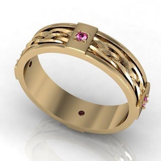mariage bague diamants imprimable diamant exclusif or mode gemme rhiho goujat cnc femme bijou bijoux argent anneaux 3d print model - Mito3D
