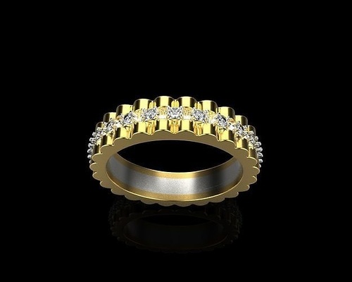 nozze squillare modello 803 pendente braccialetto orecchino oro rosa argento stampabile bling gioielleria lusso gemma brillante diamante moda sterlina bellezza fidanzamento anelli 3d print model - Mito3D