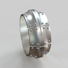 anel de casamento obr392 jóias o cad design detalhe diamante engajamento gem ouro jóia platina printable anéis luxo a moda beleza 3d print model - Mito3D