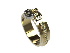 anel de casamento obr 134 luxo jóias ouro o design detalhe diamante engajamento gem jóia platina printable a moda beleza prata mulher anéis 3d print model - Mito3D