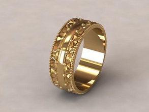 wedding ring obr 147 luxury jewelry gold design diamond engagement gem jewel jewellery platinum printable fashion beauty silver woman rings 3d print model - Mito3D