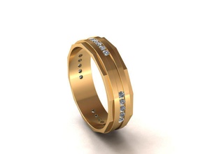 wedding ring obr 19 jewelry gold design diamond engagement gem jewel jewellery platinum printable luxury fashion beauty silver woman rings 3d print model - Mito3D