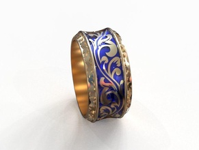 anel de casamento obr 20 jóias ouro o design detalhe diamante engajamento gem jóia platina printable luxo a moda beleza prata mulher anéis 3d print model - Mito3D