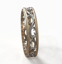 boda anillo obr 213 diamante moda joyería joya anillos brillante canalla diseño compromiso oro platino imprimible plata diamante 3d print model - Mito3D