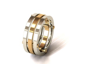 casamento anel obr 21 joalheria ouro projeto diamante noivado gema jóia jóias platina imprimível luxo moda beleza prata mulher argolas 3d print model - Mito3D