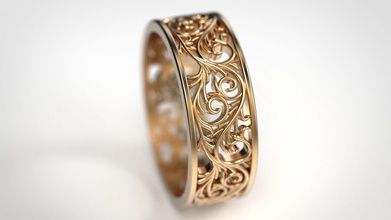 anello di nozze obr 266 gioielli brillante cad il design dettaglio diamante fidanzamento gemma oro gioiello disco platino stampabile anelli argento matrimonio 3d print model - Mito3D