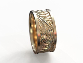 boda anillo obr 46 joyería joya oro diseño diamante compromiso platino imprimible lujo moda belleza plata mujer anillos brillante 3d print model - Mito3D
