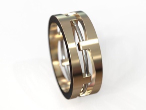 anel de casamento obr 58 jóias ouro o design detalhe diamante engajamento gem jóia platina printable luxo a moda beleza prata mulher anéis brilhando 3d print model - Mito3D