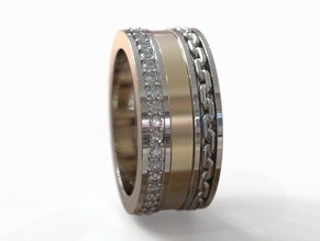 wedding ring obr 66 jewelry gold design detail diamond engagement gem jewel jewellery platinum printable luxury fashion beauty silver woman rings shining 3d print model - Mito3D