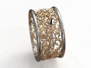wedding ring obr 71 jewelry gold design detail diamond engagement gem jewel jewellery platinum printable luxury fashion beauty silver woman rings 3d print model - Mito3D