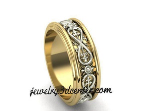 wedding ring obr 80 jewelry gold design detail diamond engagement gem jewel jewellery platinum printable luxury fashion beauty silver woman rings 3d print model - Mito3D