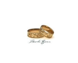 anello di nozze ornamento gioielli matrimonio stampabile anelli oro fidanzamento argento decorativo weddingbands cnc disco platino intagliato la sterlina gemma moda 3d print model - Mito3D