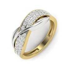 Boda anillo conjunto diamante joyería joya diseño banda hombres 3d modelos pt3d anillos mujer matrimonio compromiso gótico plata imprimible oro 3d print model - Mito3D