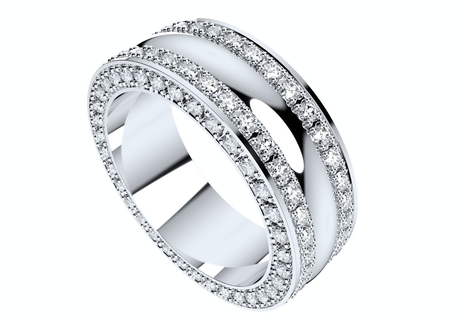 Hochzeit Ring einstellen Frauen Männer cad design psjm001v5 Band 3d Modelle pt3d Ringe Ehe Engagement 3D print model - Mito3D