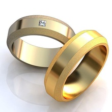 wedding rings- set 3 jewelry weddingrings st 3dmodels jewelrymodels 3dmodeling 3ddesign jewelrydesign rings texture jewellery jewel gold gems fashion ring 3d print model - Mito3D