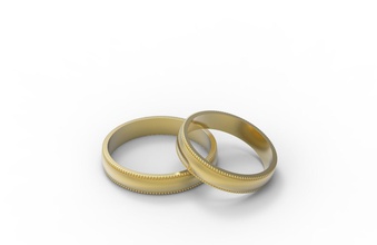 Hochzeit Ringe gold Schmuck Liebe Ehe bedruckbar ist cnc Mode Schönheit Mode-Schönheit Nashorn 3d druckbar Sammlung engagement ring scheint 3d print model - Mito3D