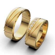 Boda anillos anillo cromo plata imprimible moderno platino joya brillante joyería oro diamante libra esterlina compromiso Moda belleza zafiro vestir rubí 3d print model - Mito3D