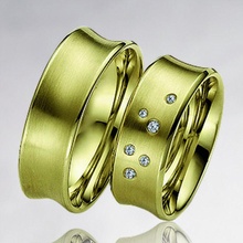 mariage anneaux 022 bague mode gemme pendentif boucle d'oreille engager engagement diamant masculin femelle bijoux or luxe imprimable 3d print model - Mito3D