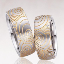 Casamento argolas 031 anel moda gema pingente brinco empenhar noivado diamante masculino fêmea joalheria ouro luxo imprimível casamento 3d print model - Mito3D