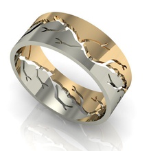 os anéis de casamento do ramos jóias a moda árvore ouro o cad cnc mulher natureza printable diamante feminino 3dm stl 3ds gemas brillant exclusiva 3d print model - Mito3D