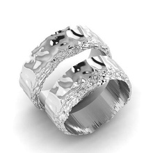 Hochzeit Ringe Textur Ring Schmuck Gold Silber druckbar Juwel brillant Mode Engagement Schönheit Modelle Platin Papier Wasser 3d print model - Mito3D
